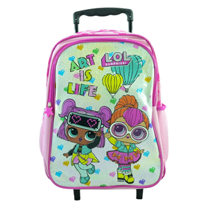 ست 6 در 1 کوله پشتی چرخدار 40 سانتی Art is Life مدل Rainbow Max - Backpack - Trolly Bag - Promotion Items 6 in 1 - Art is Life _کیف مدرسه